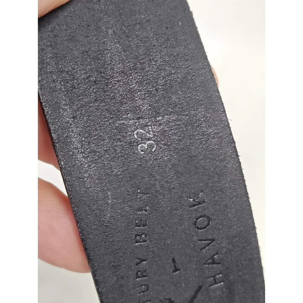 Elliot‎ Havok Men's Black Leather Belt Size 32